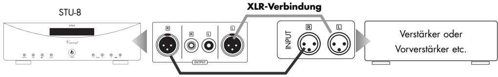 VINCENT STU-8 - Verwendung des analygen Ausgangs mit XLR-Anschluss - 1