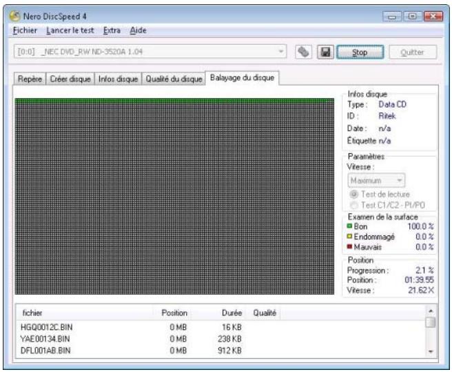 NERO DISCSPEED 9 - Scan Disc - 2