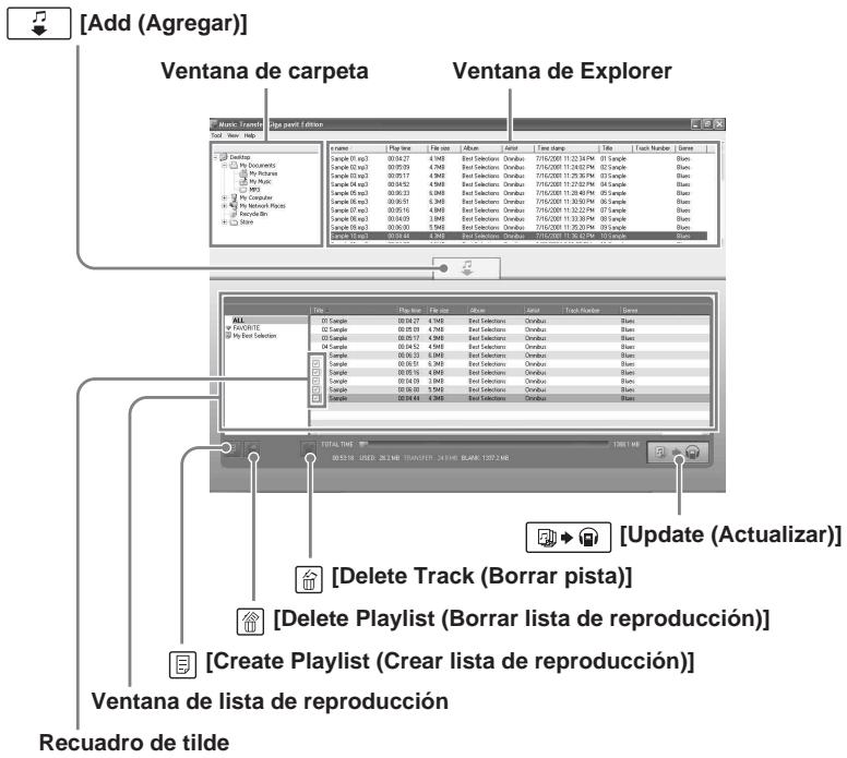 AIWA MUSIC TRANSFER - Transferencia de ARCHIVOS MP3 al reproductor del disco duro - 1