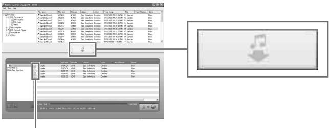 AIWA MUSIC TRANSFER - Seleccione el archivo MP3 deseado en la ventana Explorer. - 2