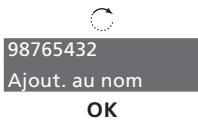 BANG & OLUFSEN BANG & OLUFSEN BEOCOM 5 - Pour ajouter un numéro à un nom dans le répertoire... - 1