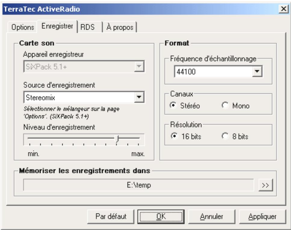 TERRATEC ACTIVERADIO SOFTWARE MANUAL - Affichage - 1