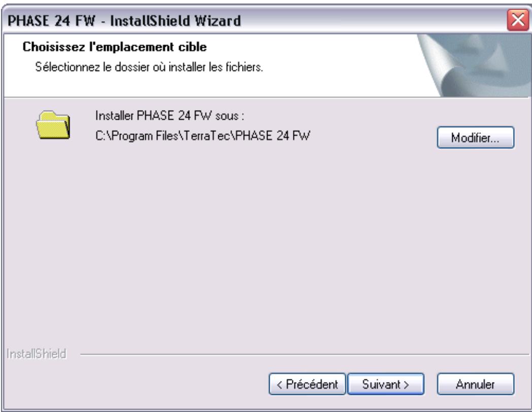 TERRATEC PHASE24FW - L'installation des pilotes de la Phase 24 FW sous Windows XP - 3