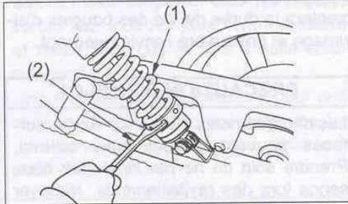 HYOSUNG AQUILA 125 GV - SUSPENSION ARRIERE - 1