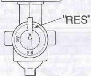 HYOSUNG AQUILA 125 GV - Position"RES"(réserve) - 1