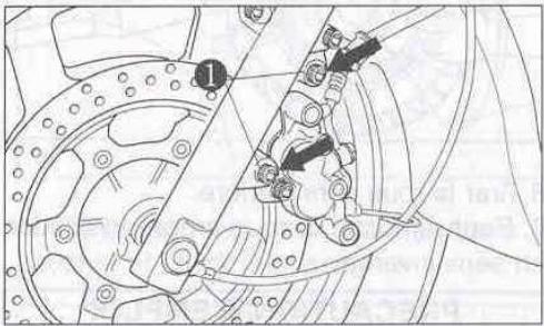 HYOSUNG AQUILA 125 GV - DEMONTAGE DE LA ROUE AVANT - 1