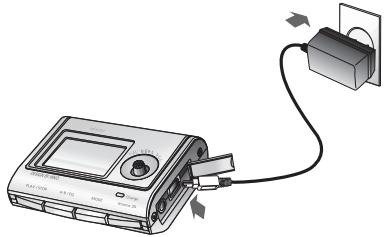IRIVER IFP-900 - Charger avec l'adaptateur CA - 1