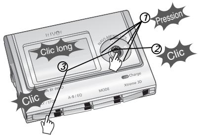 IRIVER IFP-900 - Navigation menu paramétres - 1