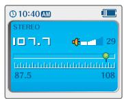 IRIVER IFP-900 - Réglage de stations FM - 5