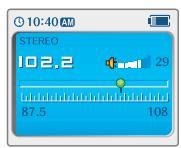 IRIVER IFP-900 - Réglage de stations FM - 1