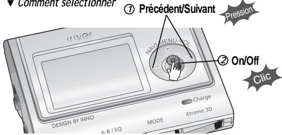 IRIVER IFP-900 - Répartition/lecture aléatoire - 1