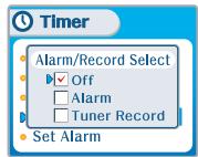 IRIVER IFP-900 - Alarm/Record Select - 1