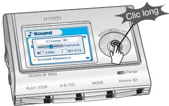 IRIVER IFP-900 - Paramètres - 1