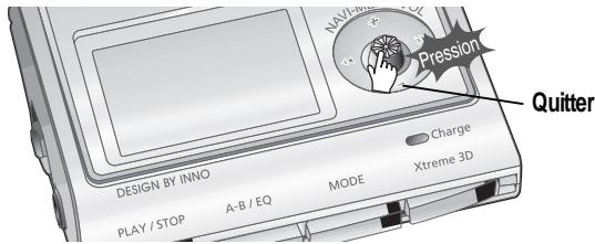 IRIVER IFP-900 - Pour annuler le mode programme - 1