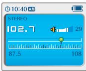 IRIVER IFP-900 - Ecouter la radio FM - 5