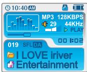 IRIVER IFP-900 - Pour allumer le lecteur - 6