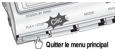 IRIVER IFP-900 - Quitter le menu principal - 2