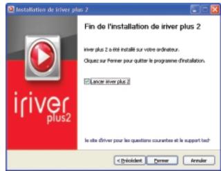 IRIVER PLUS 2 - Installation d'iriver plus 2 - 4