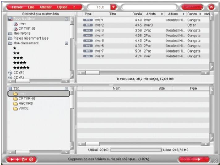 IRIVER PLUS 2 - Gestion de fichiers et de dossiers - 1