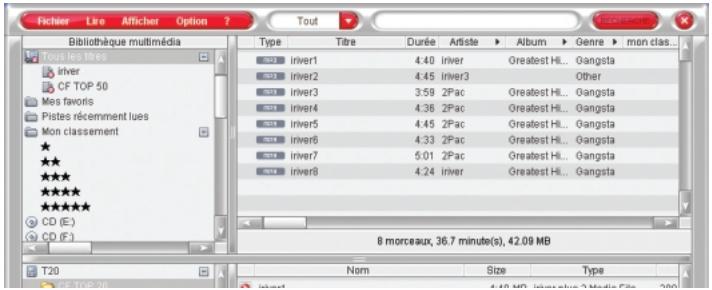 IRIVER PLUS 2 - Gestion de fichiers et de dossiers - 2