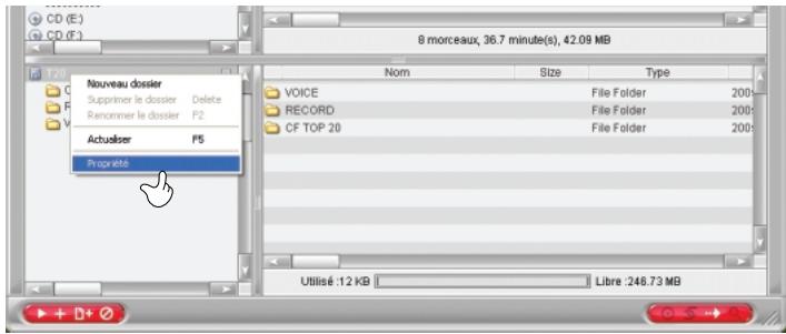 IRIVER PLUS 2 - Visualiser les propriétés de l'appareil - 2