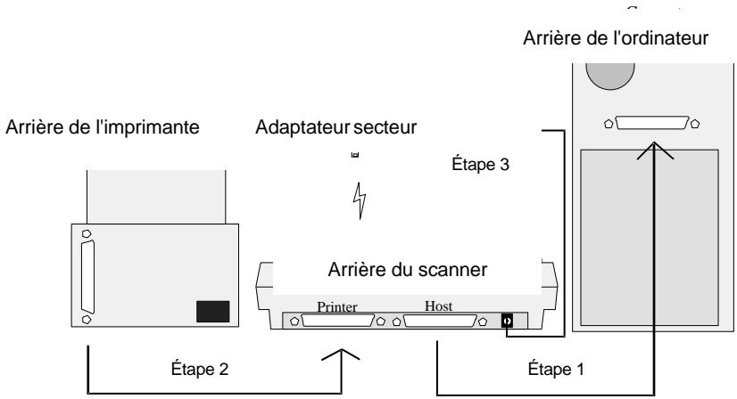 PLUSTEK OPTICPRO 4831P - Installation matérielle du scanner - 2