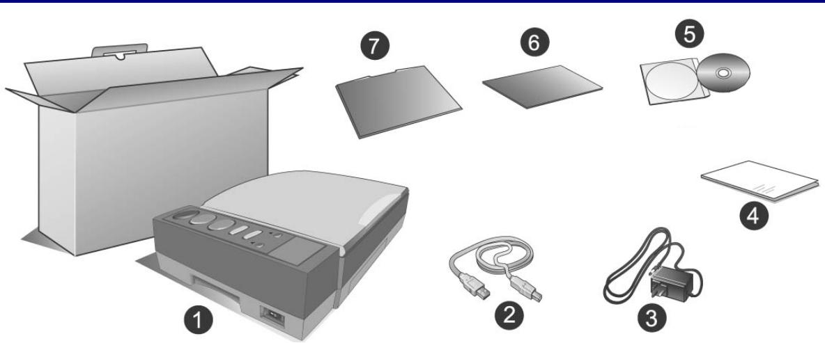 PLUSTEK OPTICBOOK 3600 - Obsah baleni² - 1