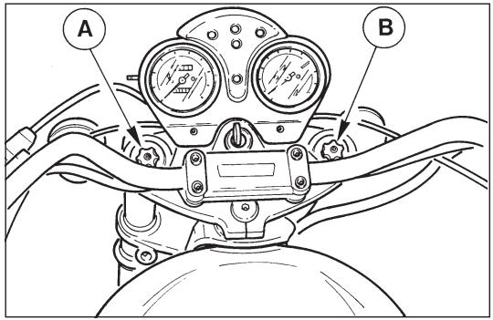 MOTO GUZZI CALIFORNIA TOURING - Registrazione forcella telescopica regolabile (fig. 19) - 1