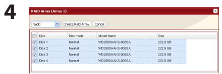BUFFALO TS-RX : TERASTATION III RACKMOUNT - - Utilisation du mode RAID 5 (4 disques durs) - 3