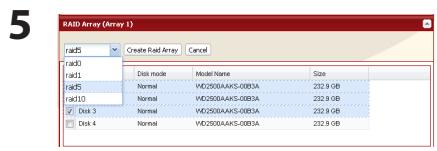 BUFFALO TS-RX : TERASTATION III RACKMOUNT - - Utilisation du mode RAID 5 (3 disques durs) - 4