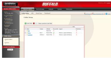 BUFFALO TS-RX : TERASTATION III RACKMOUNT - Remarques : - 1