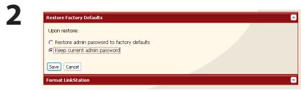 BUFFALO TS-RX : TERASTATION III RACKMOUNT - Initialisation dans Web Admin - 1