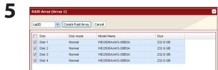 BUFFALO TS-RX : TERASTATION III RACKMOUNT - - Utilisation du mode RAID 0 - 4
