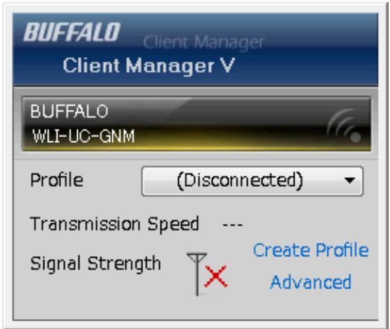 BUFFALO WLI-UC-GNM : AIRSTATION N-TECHNOLOGY 150MBPS USB 2.0 CLIENT - Windows 7 or Vista (Client Manager V) - 1