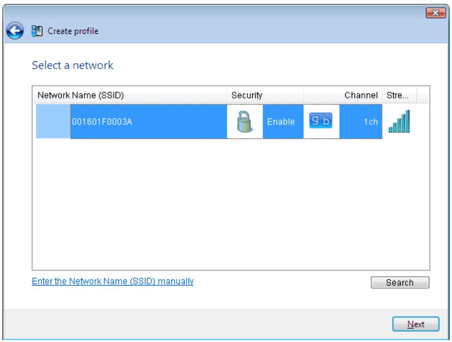 BUFFALO WLI-UC-GNM : AIRSTATION N-TECHNOLOGY 150MBPS USB 2.0 CLIENT - Searching Wireless Access Points - 1
