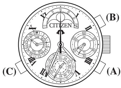 CITIZEN WATCH 677 - Réglage de l'horloge du signal sonore - 1