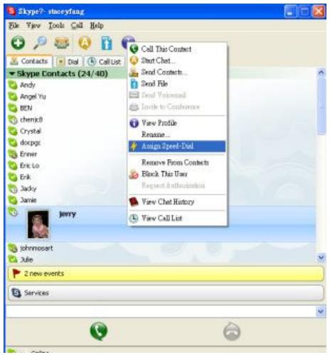 SITECOM IT-002 - Passer des appels téléphoniques — Utilisation de la fonction de composition abrégée Skype - 1