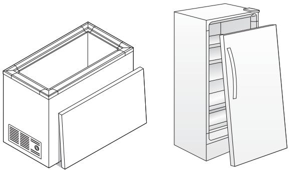 FRIGIDAIRE FFU14F7H - ! AVENTISSEMENT Dangers d'enfermement des enfants - 1