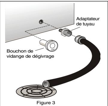 FRIGIDAIRE FFU14F7H - Pour dégivrer les modèles de congélateurs horizontally munis d'un dispositif de vidange de l'eau de dégivrage : - 2