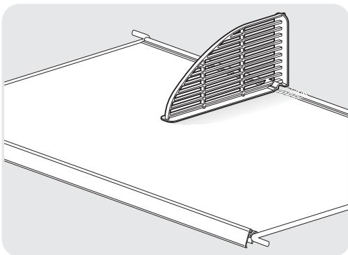 FRIGIDAIRE FFU14F7H - Support pour clayette en verre - 1