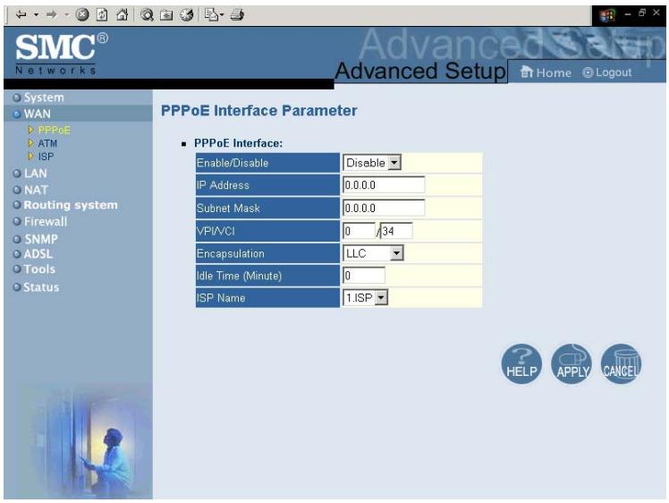 SMC 7404BRA - Pppoe (PPP over ethernet, PPP sur ethernet) - 1