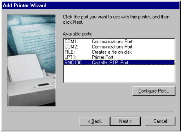 SMC 7404BRA - Configuration de l'imprimante réseau sous windows 95/98/me/2000 - 3