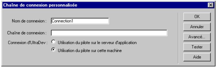 MACROMEDIA DREAMWEAVER MX-ULTRADEV 4 - Pour créer une connexion à une base de données (si aucun DSN n'a été configuré sur votre serveur web): - 1