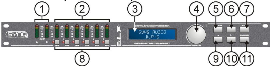 JBSYSTEMS LIGHT DLP6 - FONCTIONS (FACE AVANT) - 1