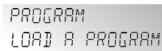 JBSYSTEMS LIGHT DLP6 - MAIN MENU - PROGRAM: Load a Program (1-30) - 2