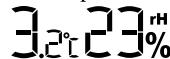 IROX METE-ON 4 - LECTURE DE LA TEMPERATURE ET DE L'HUMIDITE INTÉRIEUR/EXTÉRIEUR - 5