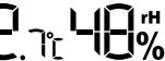 IROX METE-ON 4 - LECTURE DE LA TEMPERATURE ET DE L'HUMIDITE INTÉRIEUR/EXTÉRIEUR - 2