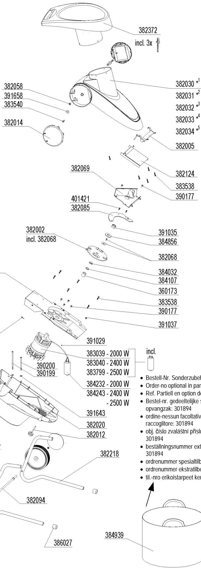 ATIKA TOPLINE 2500 - Ersatzteile - Spare parts - Pièces de rechange - Reserveonderdelen - Pezzi de ricambio - Náhradní díly Reservdelaar - Reservdeler - Reservdeler - Varaosat - Częsci zamienne - Náhradné diely - 7
