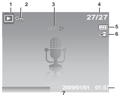 AGFAPHOTO COMPACT 100 - Mode de lecture des séquences audio : - 1