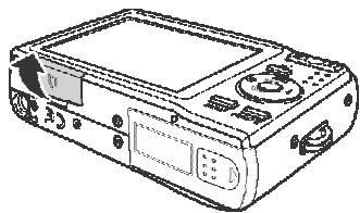 AGFAPHOTO COMPACT 100 - Insertion d'une carte mémoire SD/SDHC - 1